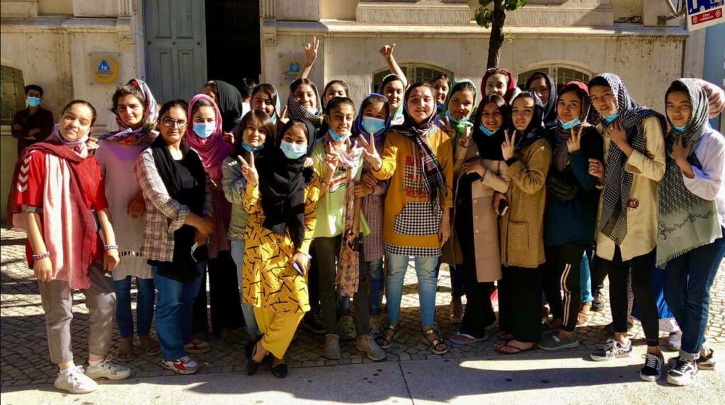 Afghan national girls soccer team